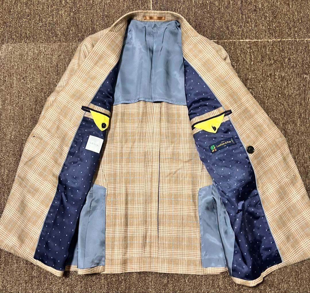 7*d様 レア　ポールスミス　25SS ファンシーチェック　ダブルブレストジャケ