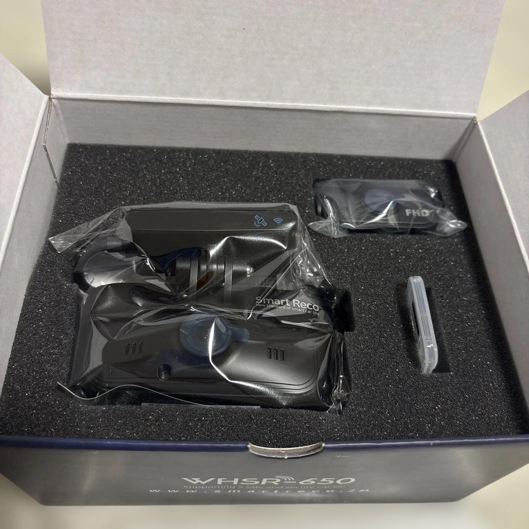 Smart Reco WHSR-650 ドライブレコーダー 前後カメラ 2ch