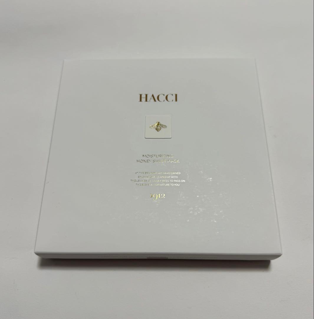 【未開封】HACCI シートマスク 6枚セット 外箱に小さなヘコみあり