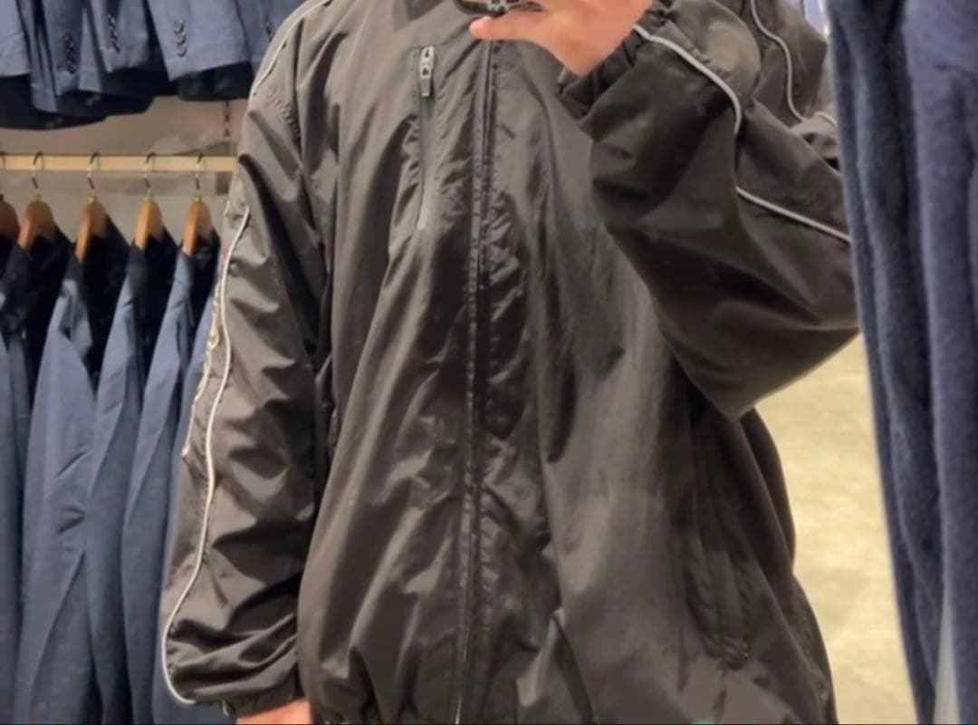 keboz ブラック　ナイロンジャケット