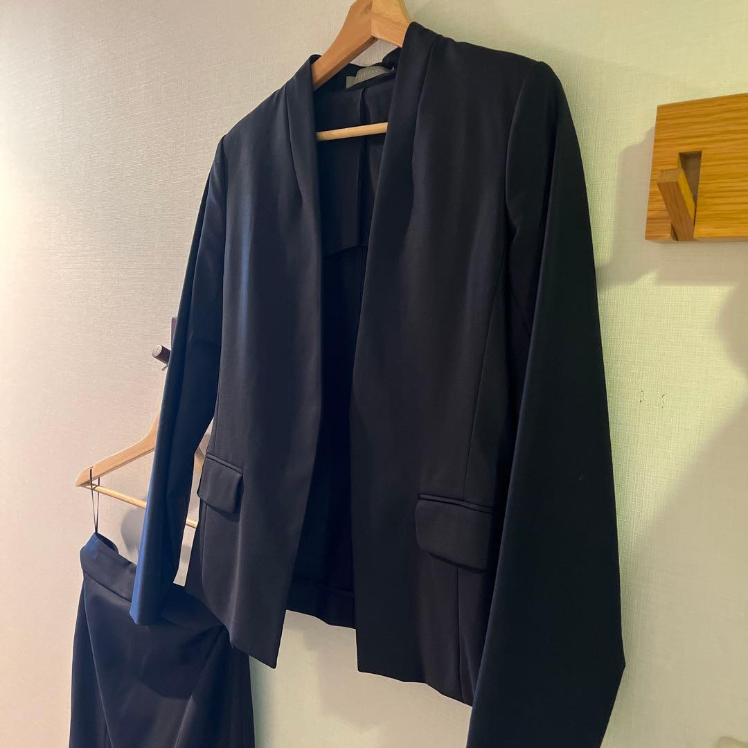 theory luxe 濃紺スカートスーツ セットアップ　38