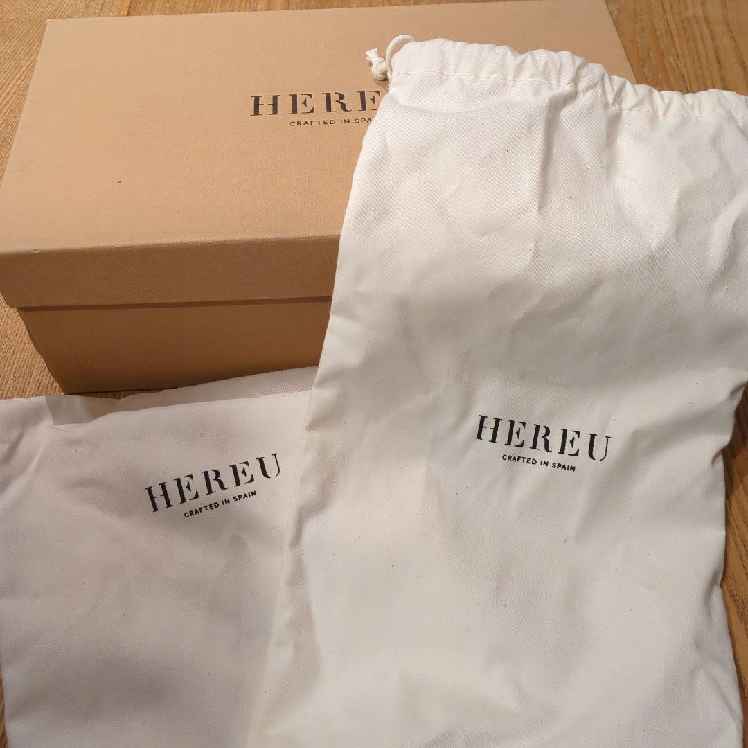 値下げ【HEREU】ALBER T-bar Loafer/black/38