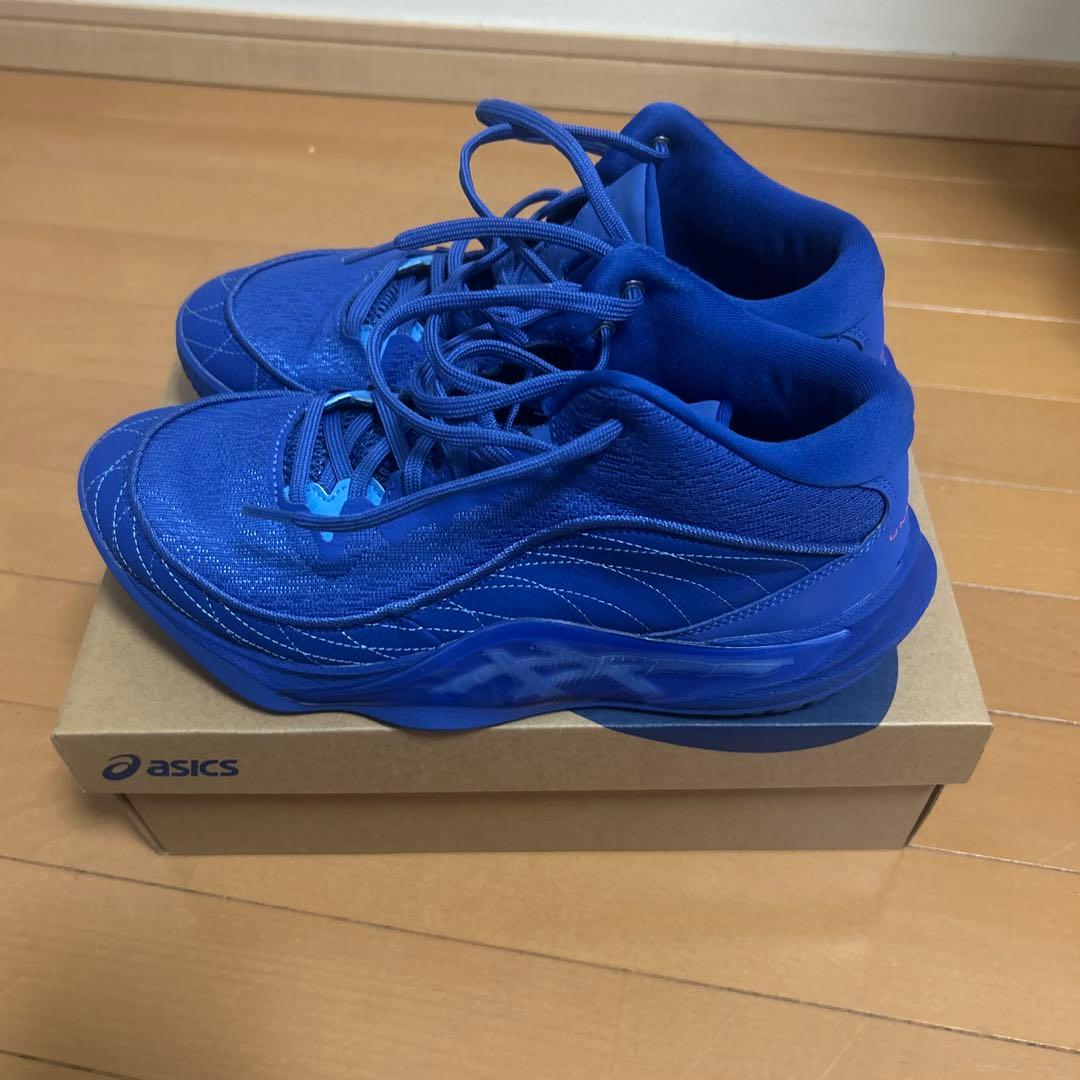 asics バスケットボールシューズ 青