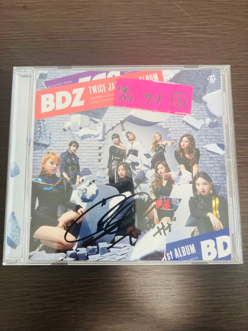 TWICE サナ 直筆サイン アリーナツアー