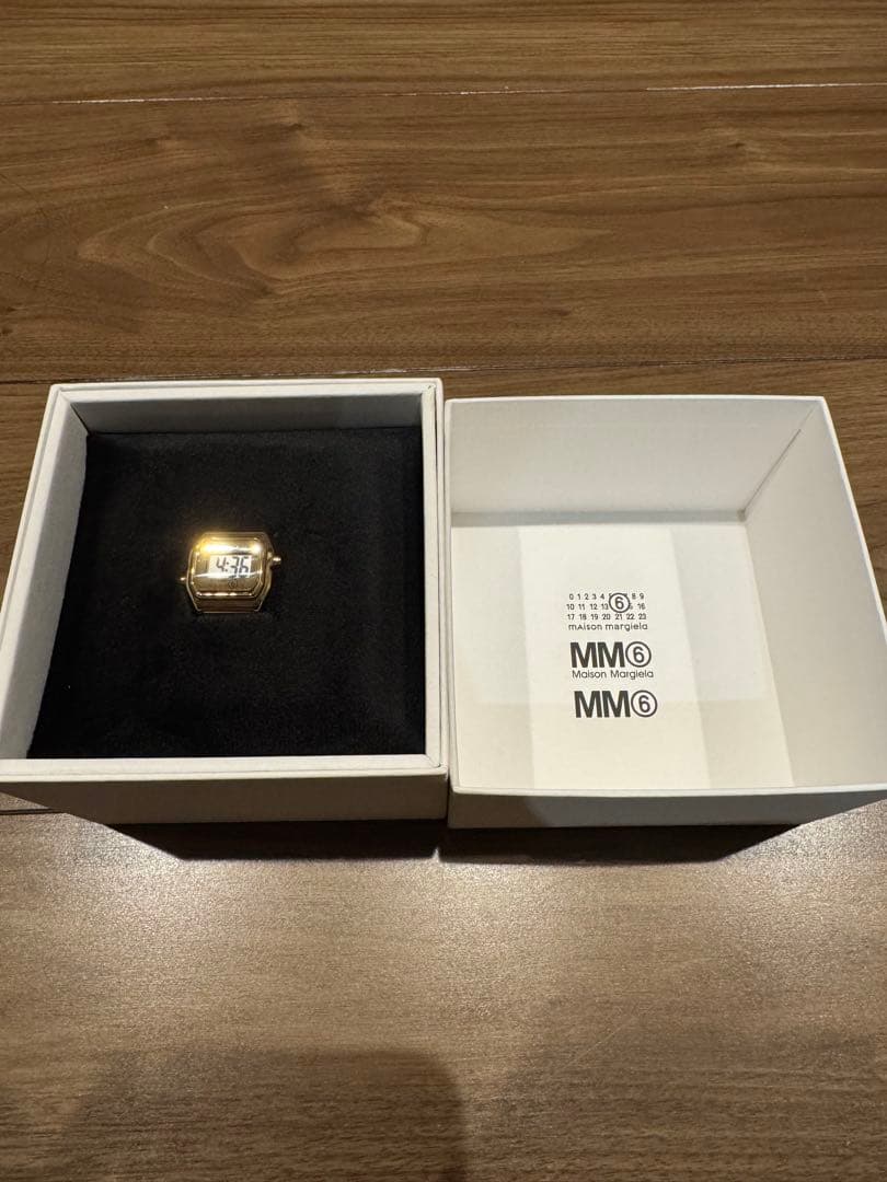 Timex×mm6 コラボ ウォッチリング ゴールド S/M T80