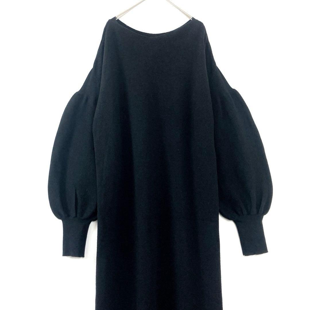 PLUS OTO.HA 2WAY バックライン ニットワンピ FREE