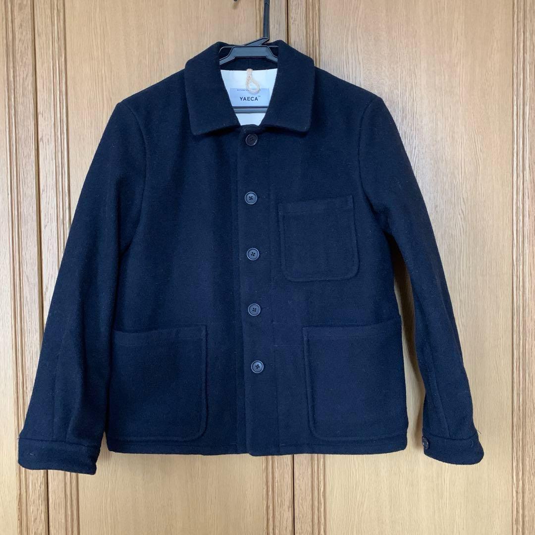 ジャケット・アウター YAECA melton wool coverall jacket