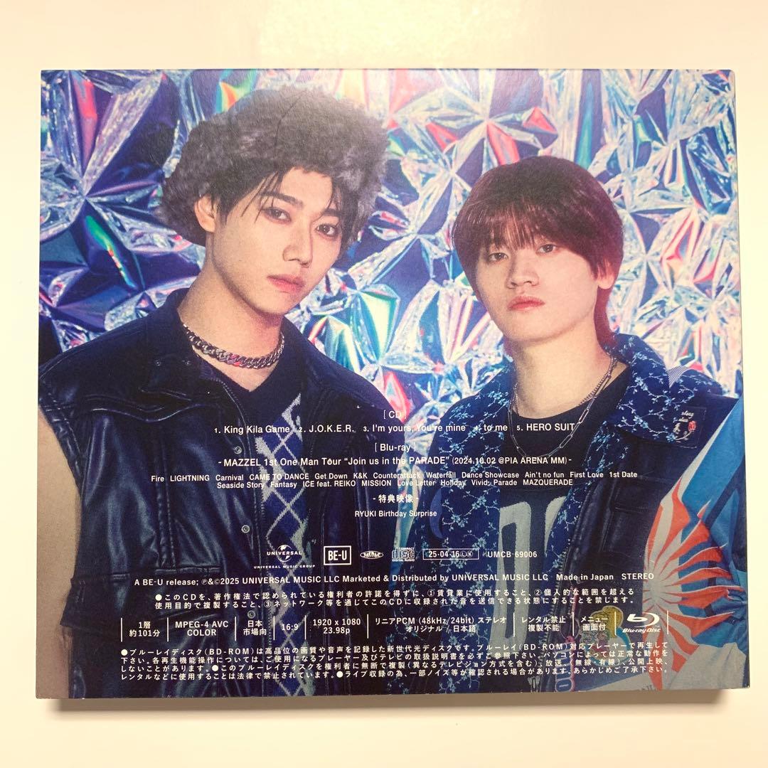 MAZZEL  Straight Flush LIVE盤 トレカ付き