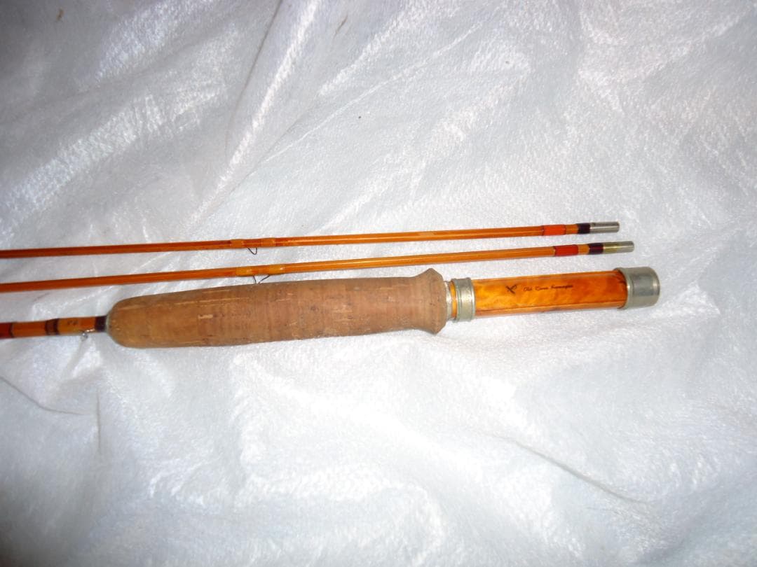 バンブーロッド　7’3”＃３　2pc2tip　中古品