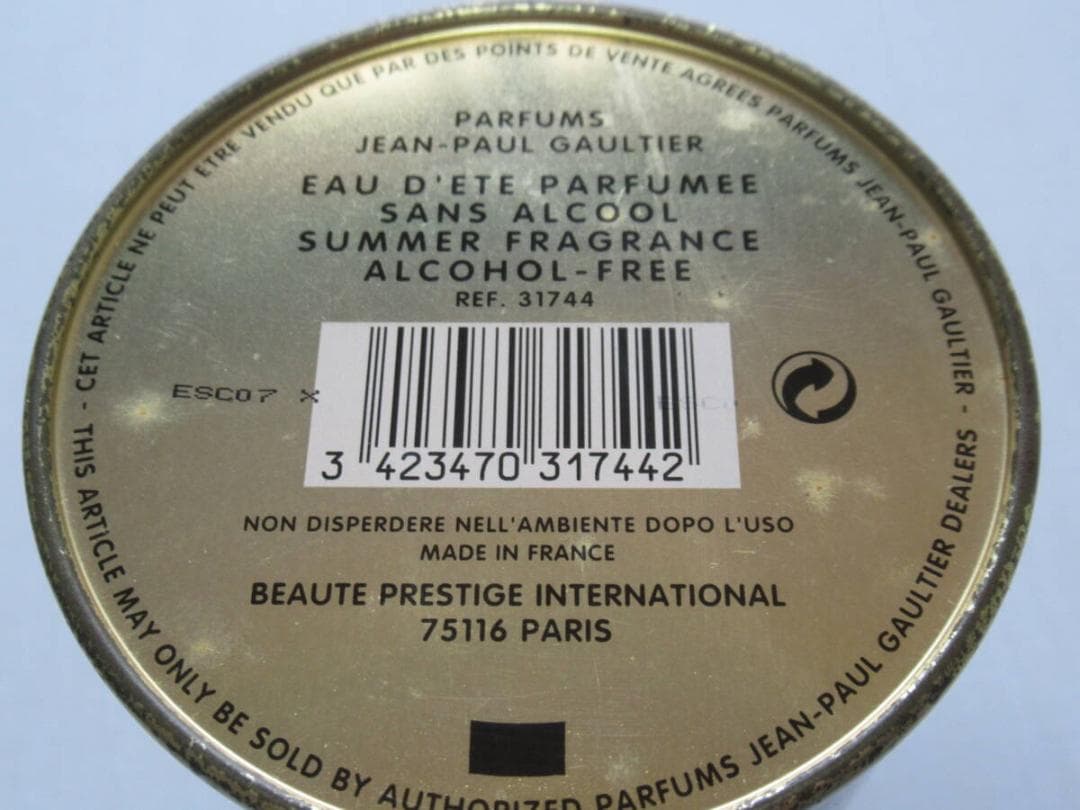未使用 1980年代 仏製◆ジャンポール ゴルチエ サマーフレグランス100ml