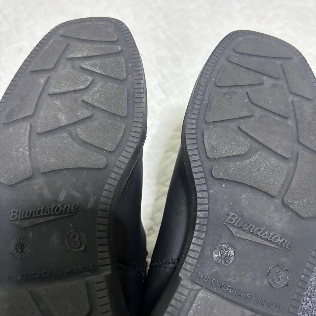 【美品 人気】Blundstone サイドゴアブーツ UK3 ブラック レザー