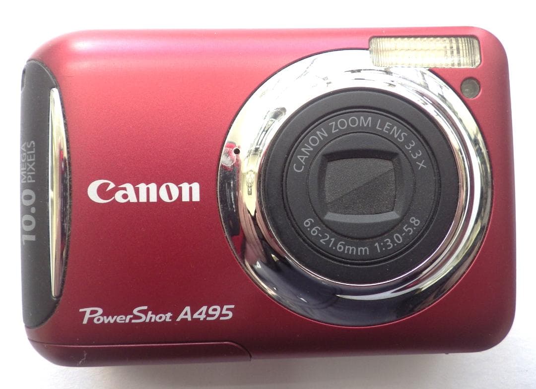 Canon PowerShot A495 レッド