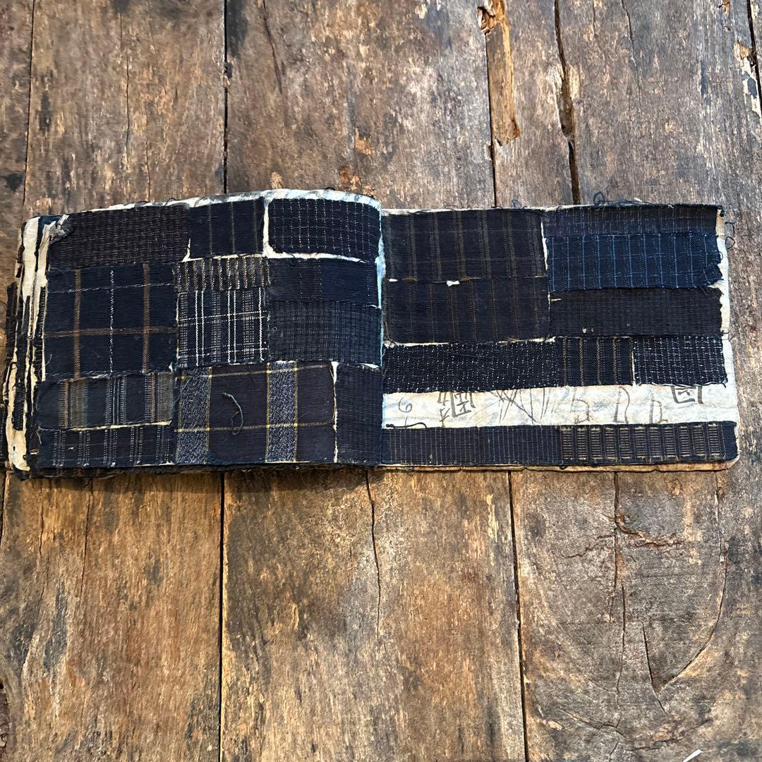 SALE⏬希少◆縞帳　古布　縞　襤褸