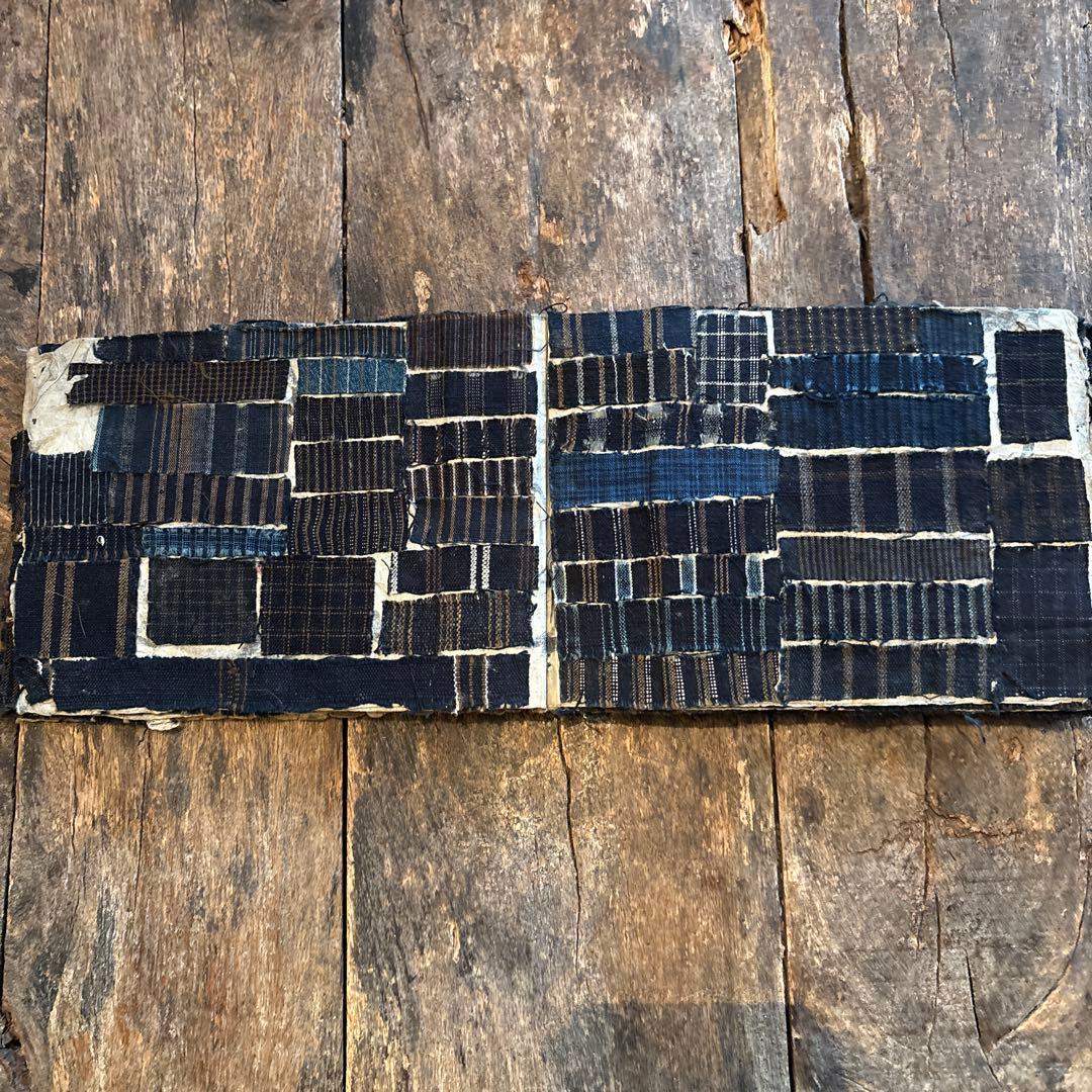 SALE⏬希少◆縞帳　古布　縞　襤褸