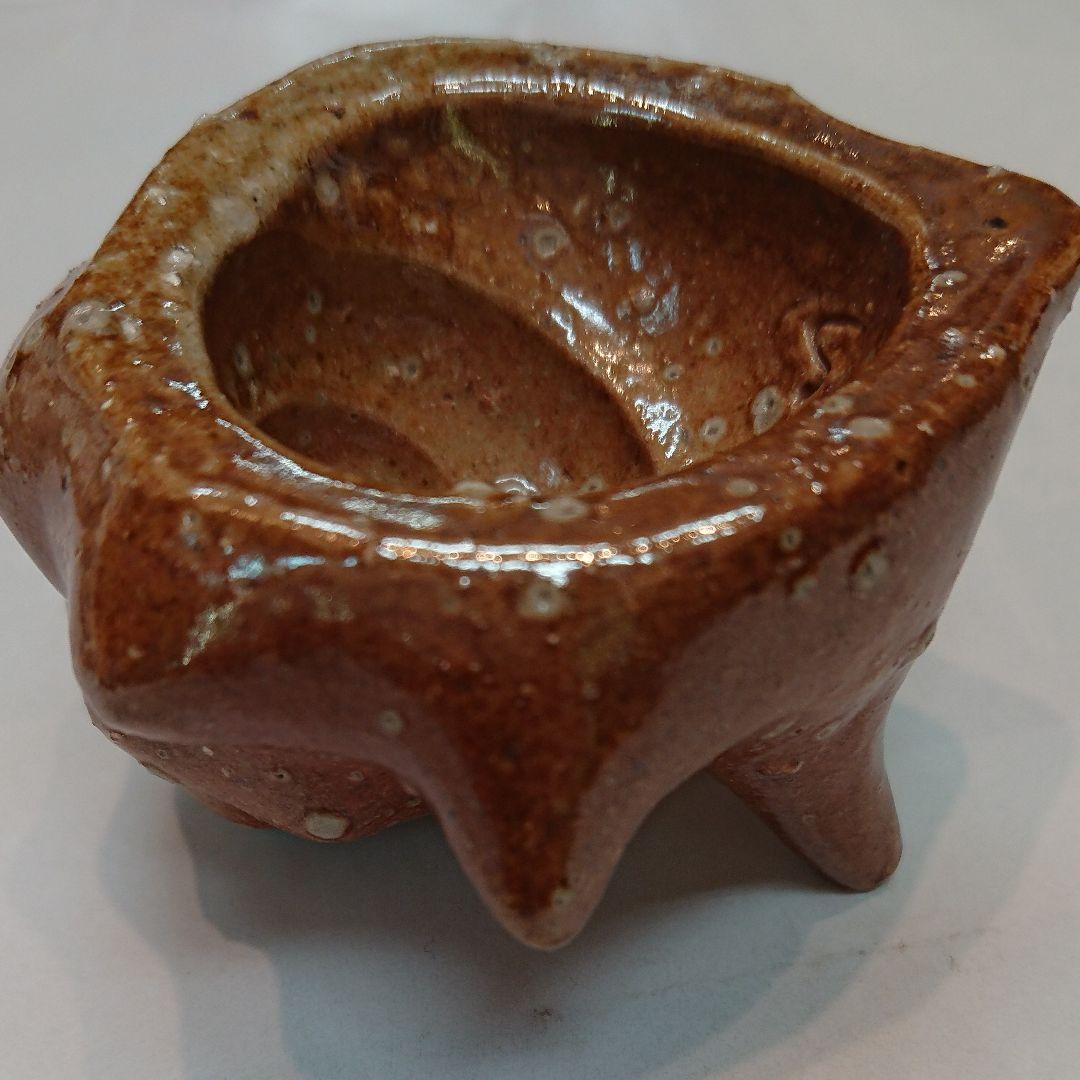 茶道具  蓋置  さざえ  四代 高橋 楽斎