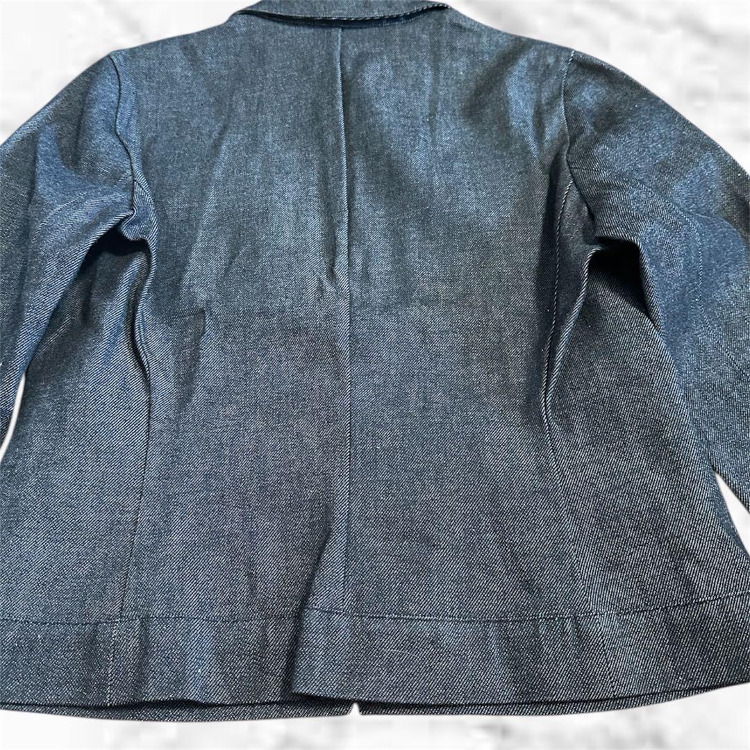 【MIU MIU】 90sアーカイブダークデニムジャケット フック
