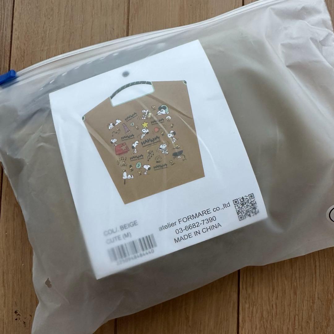 ボールアンドチェーン スヌーピー トートバッグ M ブラウン