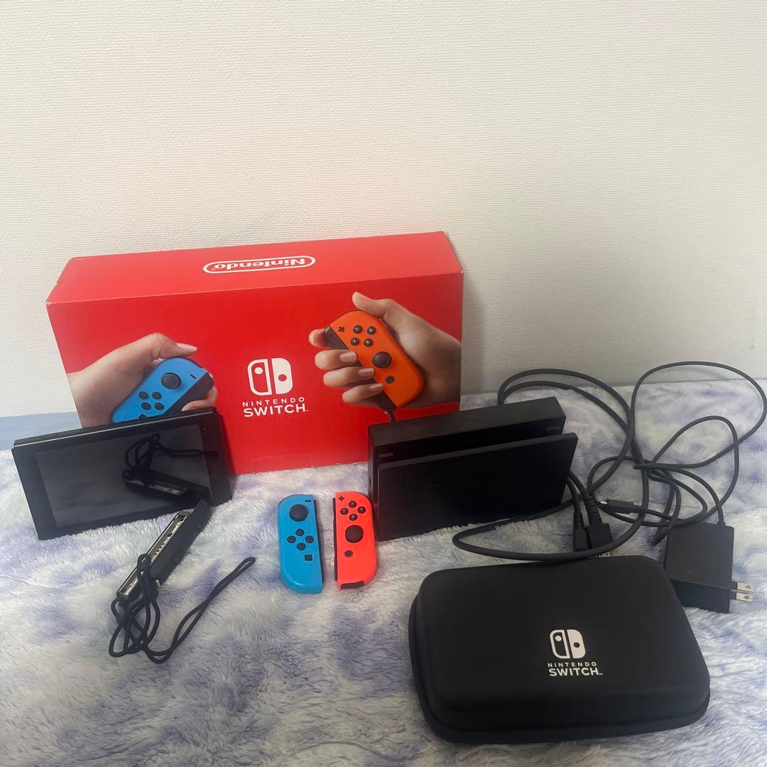 Nintendo Switch 本体 箱付き 全セット 動作確認済み