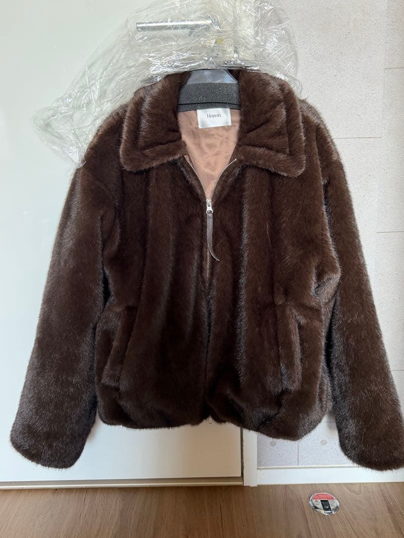 Henon. ヘノン　ECO FUR BLOUSON エコファーブルゾン　今期