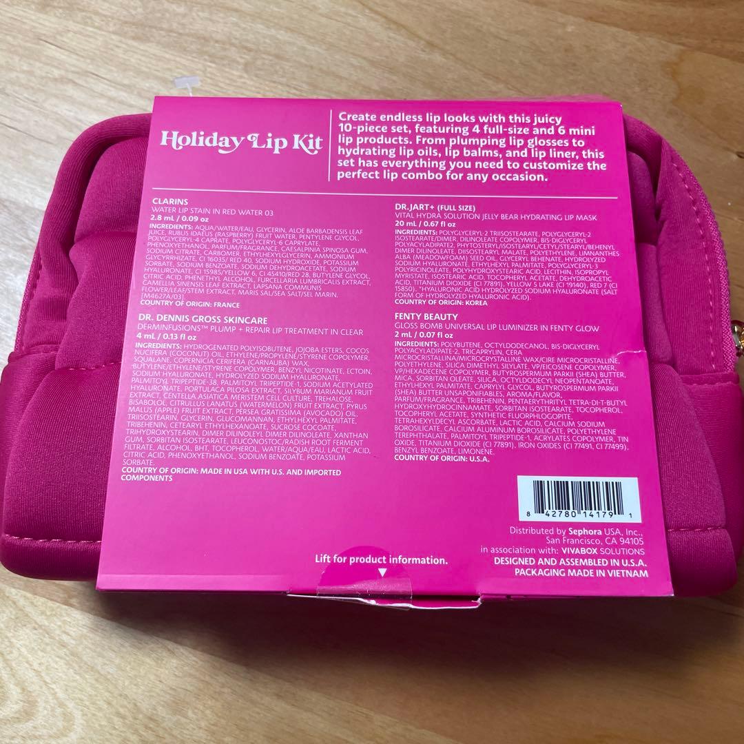 SEPHORA Holiday Lip Kit 10点セット セフォラ リップ