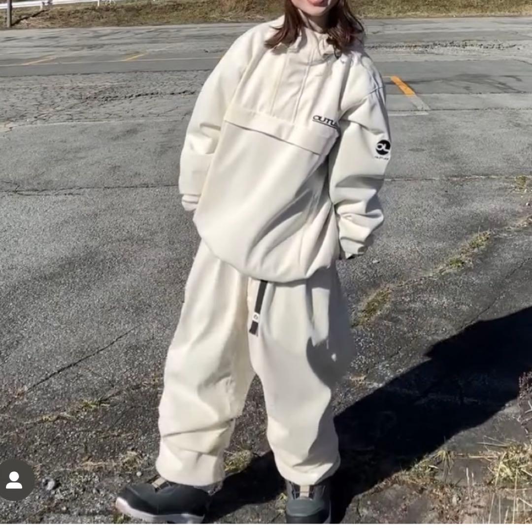 OUTLAX コーデュロイ フルジップ パンツ L