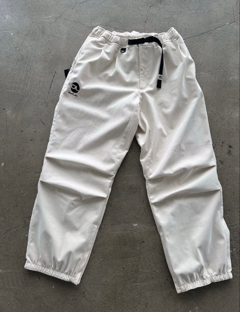 OUTLAX コーデュロイ フルジップ パンツ L