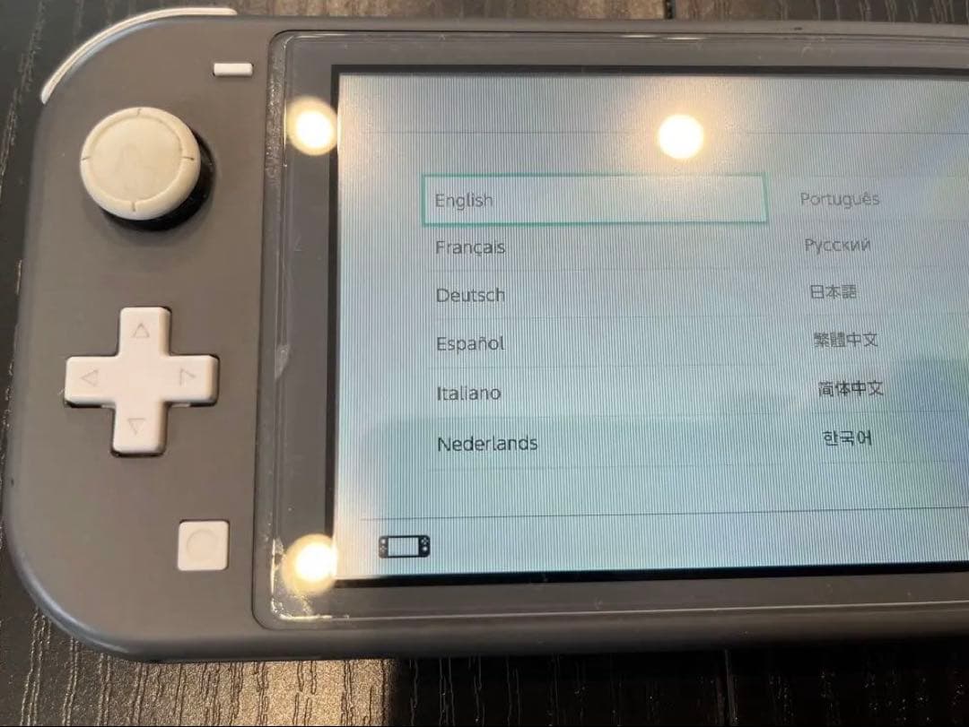 ニンテンドスイッチライト　グレー　訳あり
