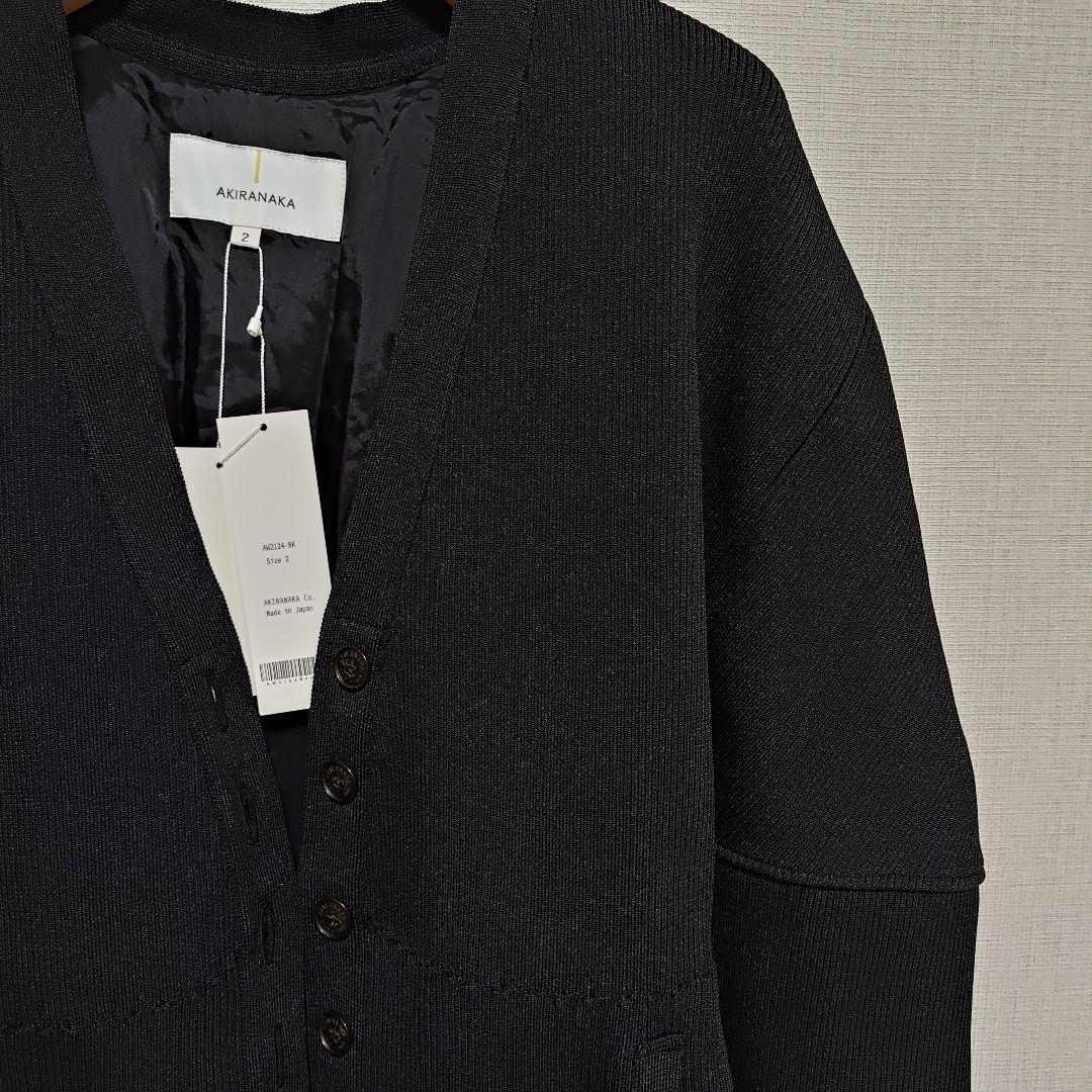 AKIRANAKA ブラックカーディガン サイズ2