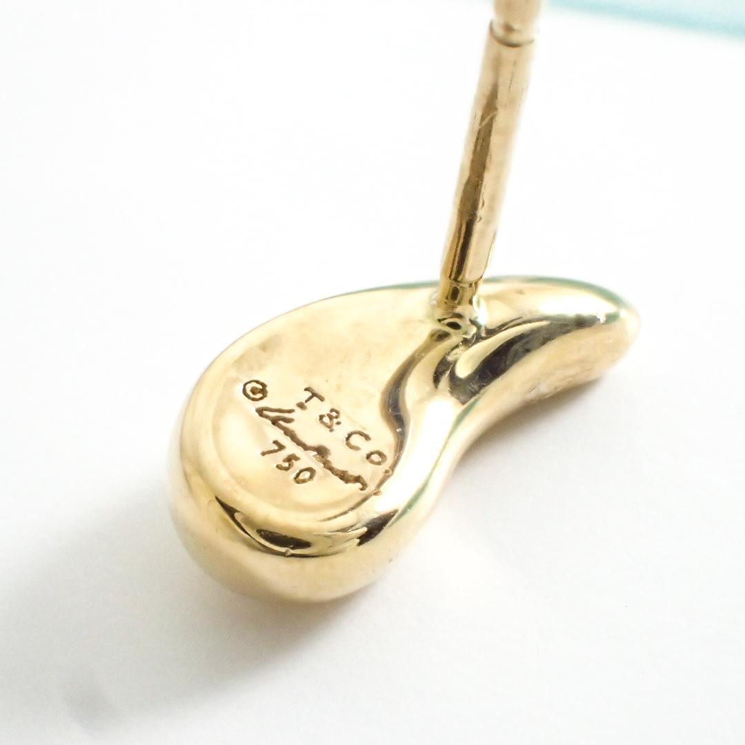 ティファニー K18YG ティアドロップ ピアス 片方のみ キャッチなし