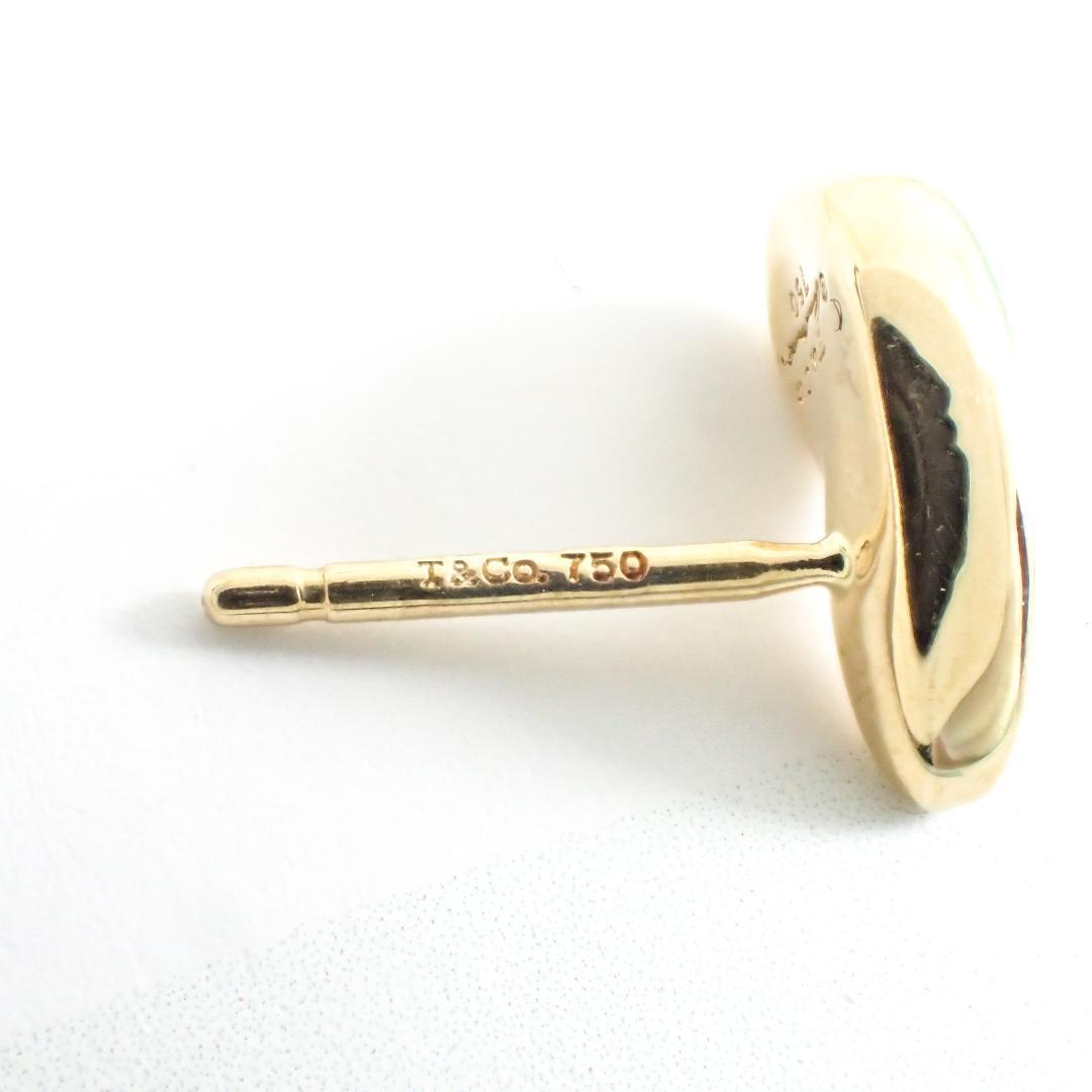 ティファニー K18YG ティアドロップ ピアス 片方のみ キャッチなし