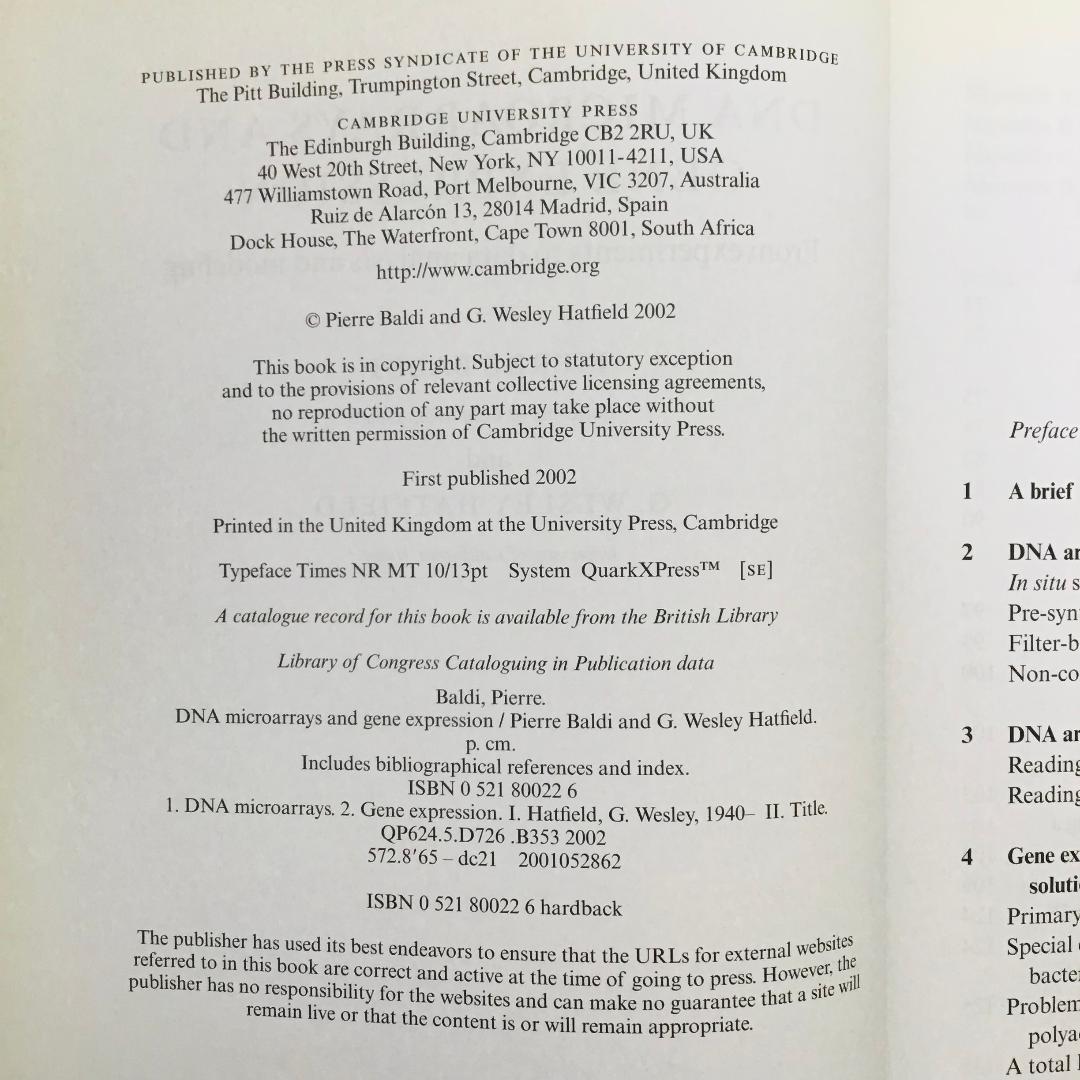 【洋書】DNA MIcroarrays and Gene Expression