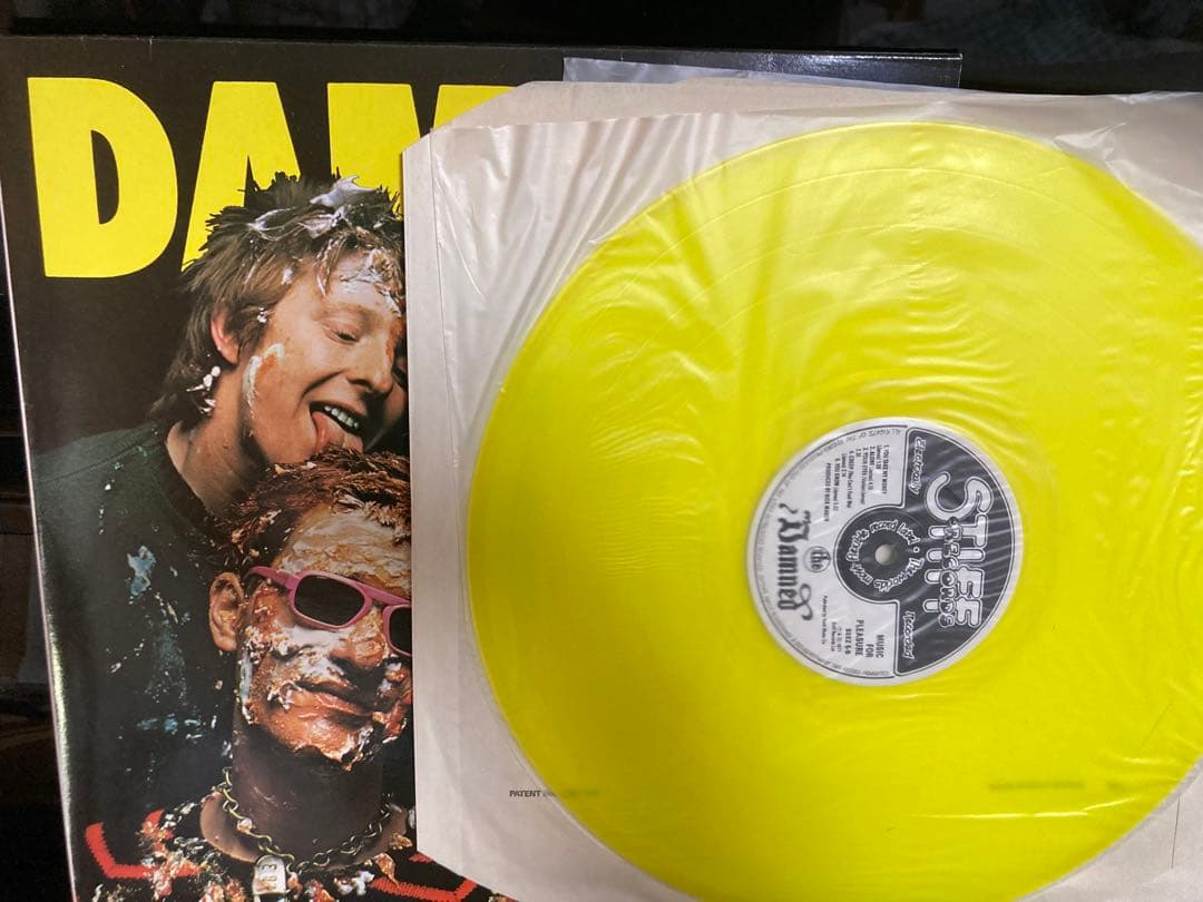 美盤２枚組LP The Damnedイエローレコード ダムド stiff