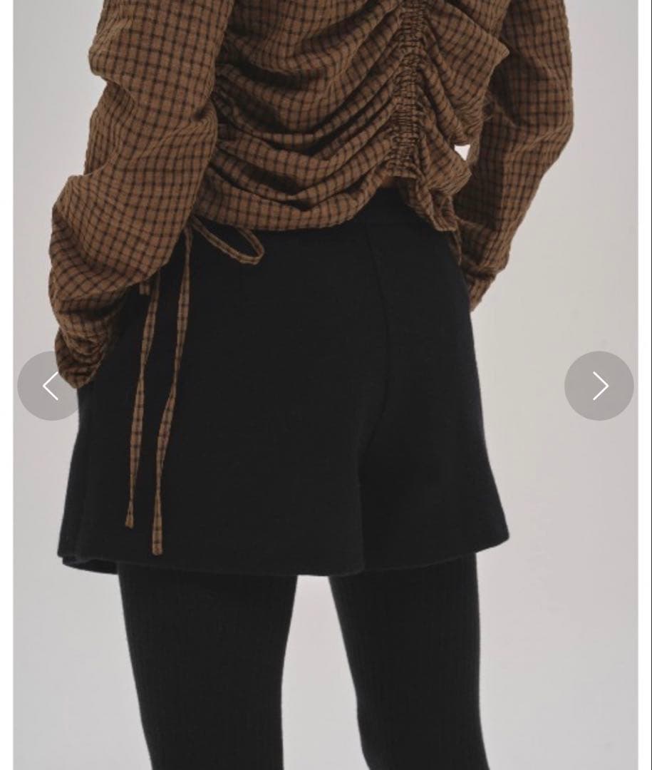 パンツ todayful box wool short pants