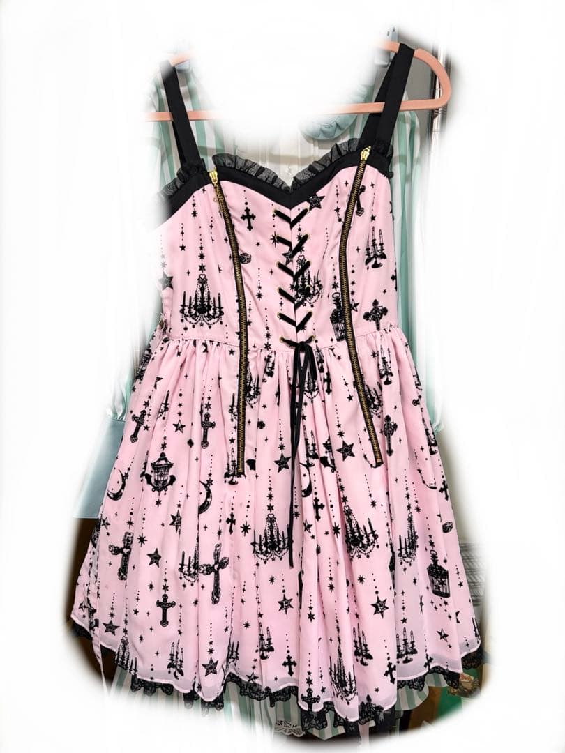 Holy Lantern ジャンパースカート　ピンク