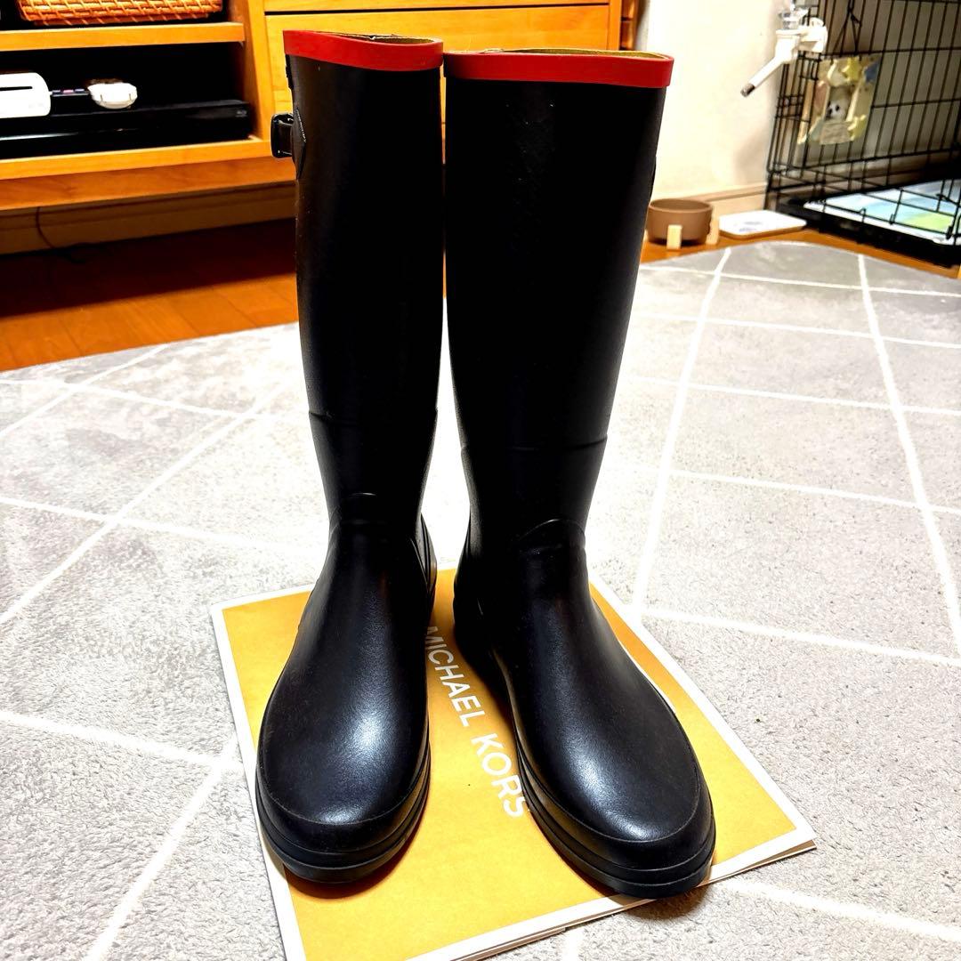 極美品AIGLE 長靴 ネイビー　40サイズ　お値下げしました