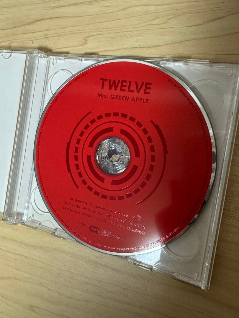 Mrs. GREEN APPLE TWELVE初回限定盤
