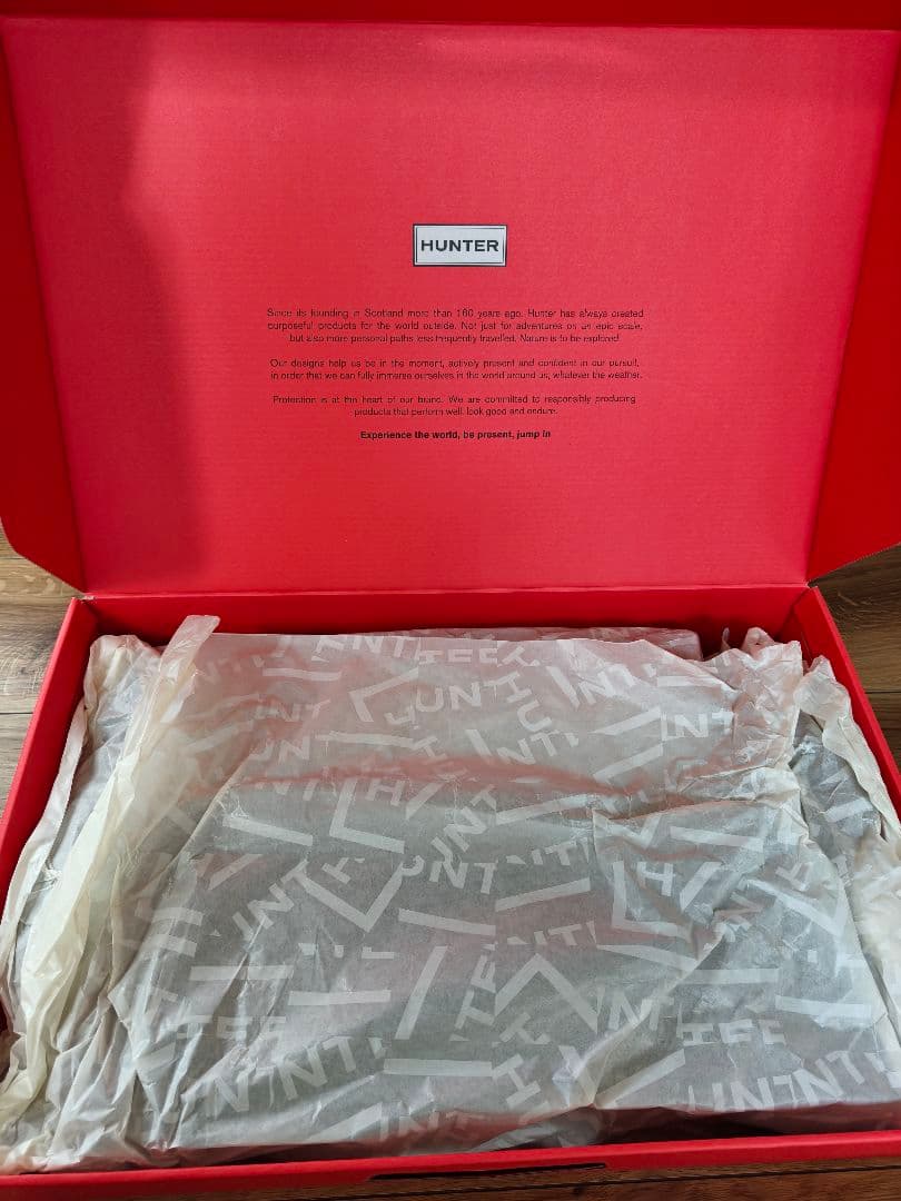HUNTER ブラック 長靴 24　新品未使用