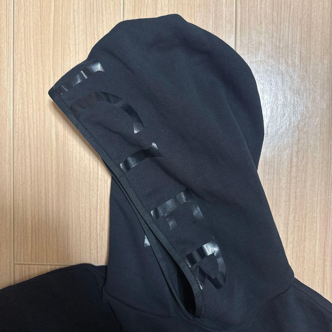 MONCLERモンクレール ショートフーディ パーカー 黒 Sスウェットパーカー