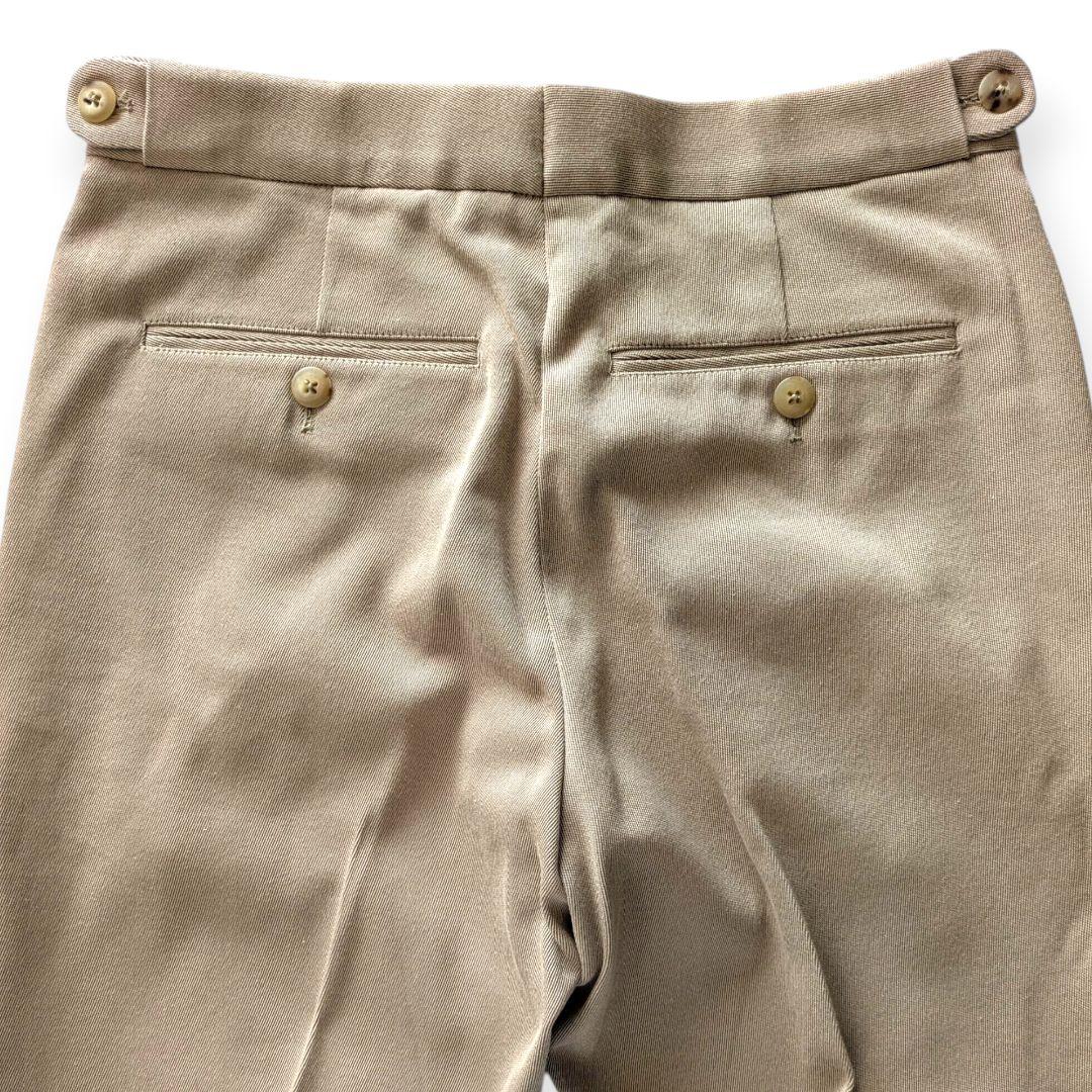 【新品】RALPH LAUREN PURPLE LABEL ベージュスラックス