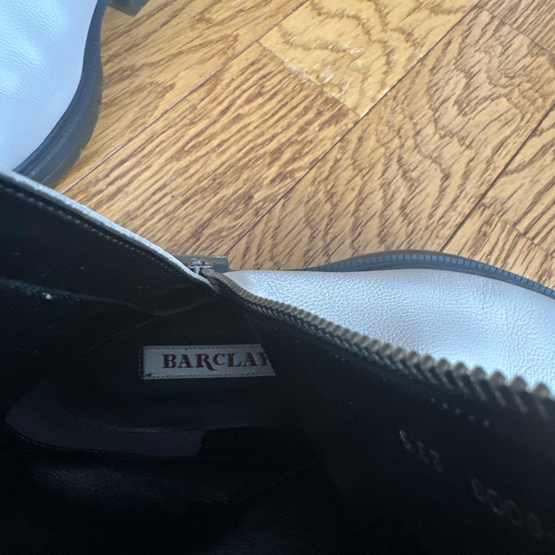 BARCLAY レザー ジッパーブーツ