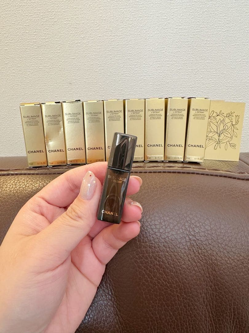 シャネル サブリマージュ レクストレ ドゥユイル トリートメント美容液3ml*9