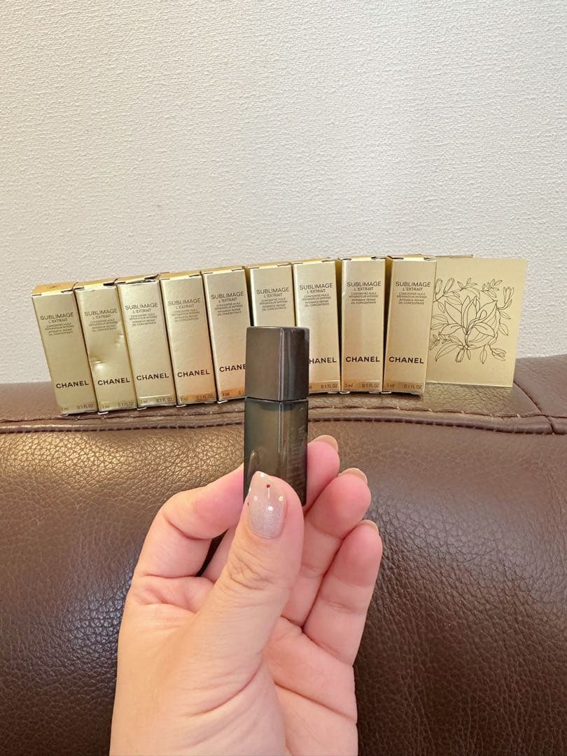 シャネル サブリマージュ レクストレ ドゥユイル トリートメント美容液3ml*9