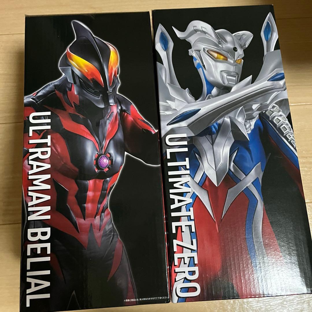 一番くじ　ウルトラマンゼロA賞ウルティメイトゼロ、B賞ウルトラマンベリアルセット