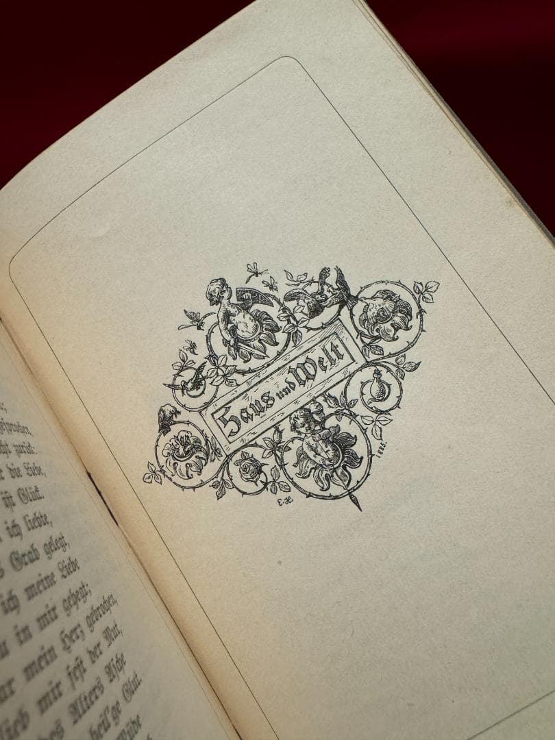 1894年　詩選集　ヴェレーナ・ソフィー　アンティーク　洋書　ドイツ　古書