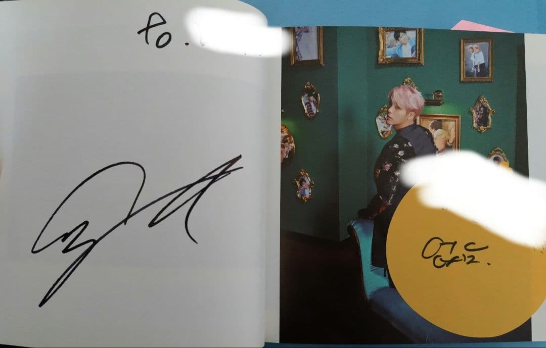 BTS JIN WINGS 直筆サインJIN