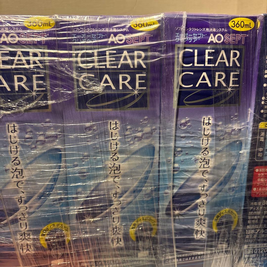 新製品クリアケア ソフトコンタクト洗浄液 360mL×12本