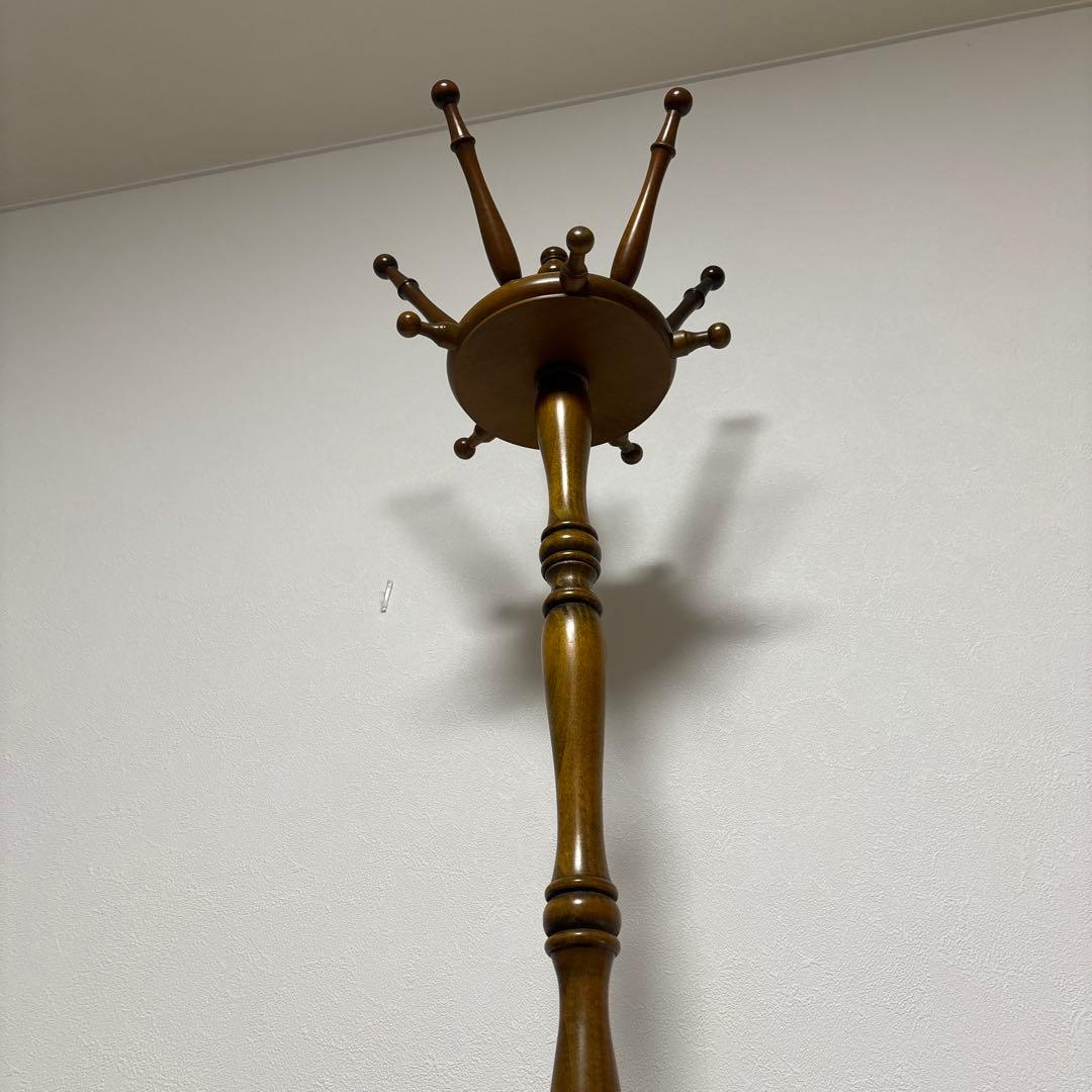 アンティーク　ニチハン レトロ ポール コートハンガー　傘立て　ラック　服