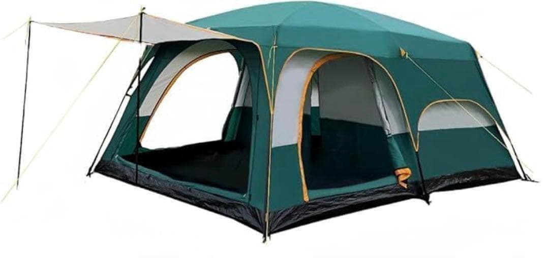 テント　4〜6人用　キャンピングテント ドームテント 2ルーム　uvカット加工