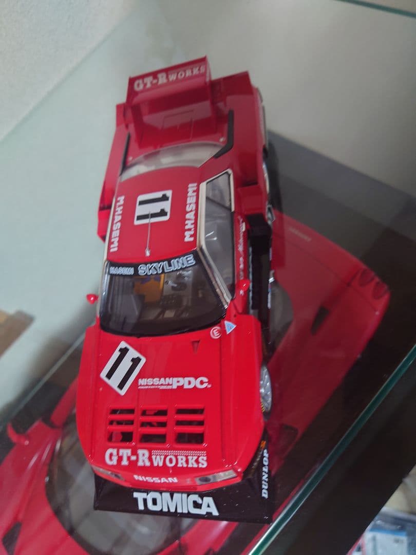 d*7様 トミカ　エブロ1/24スカイラインRSスーパーシルエットジャンク品