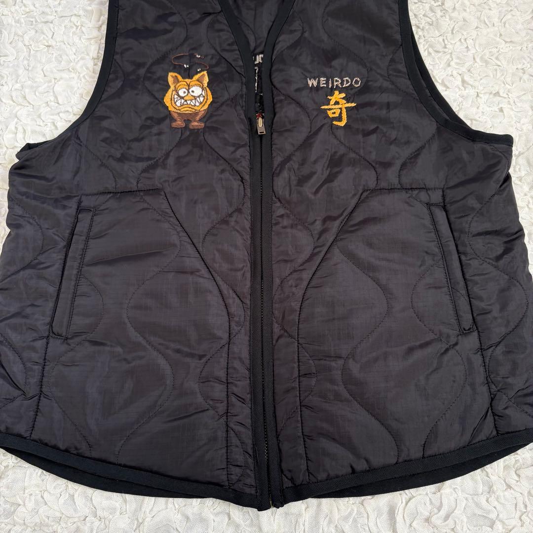 【XL】weirdo スーベニア中綿キルティングベスト　ベトジャン